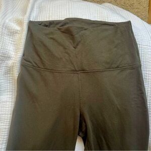 Lululemon High-Waist Olive Green fleece Leggings size 6